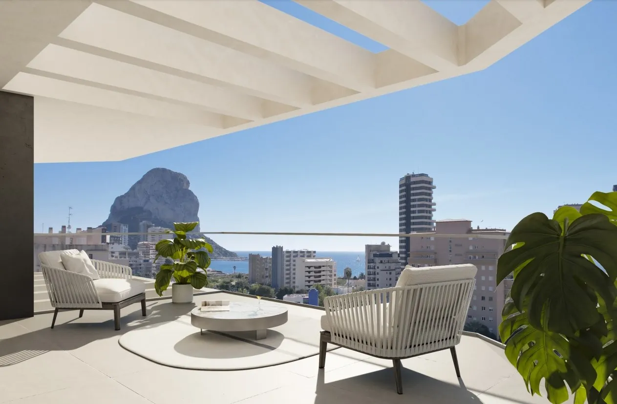 Appartement de luxe moderne à Calpe avec vue sur la mer