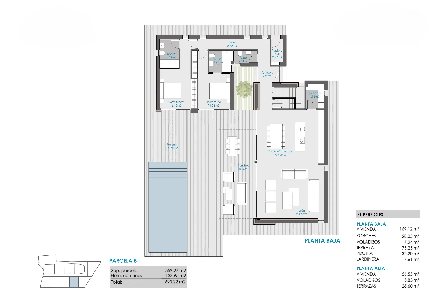 Luxe villa met 3 slaapkamers en zoutwaterzwembad - Luxury Village Dénia