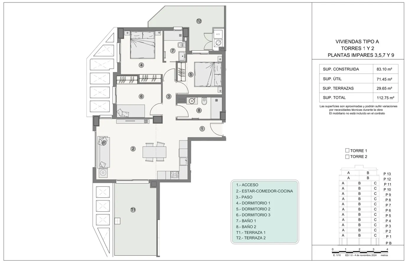 Appartement de luxe moderne à Calpe avec vue sur la mer