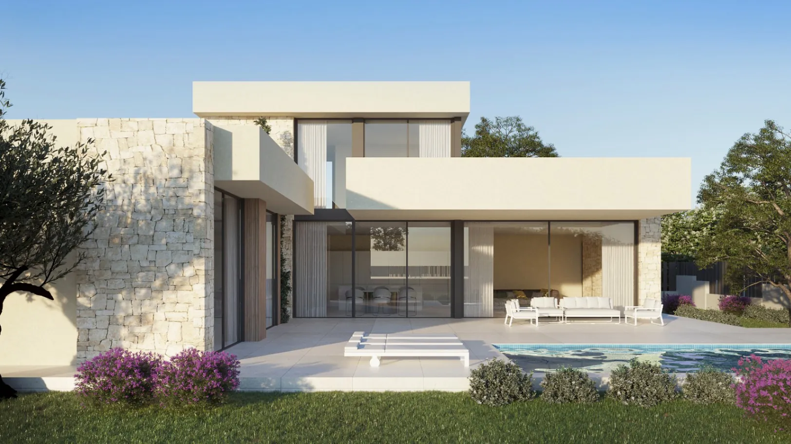 Luxe villa met 3 slaapkamers en zoutwaterzwembad - Luxury Village Dénia