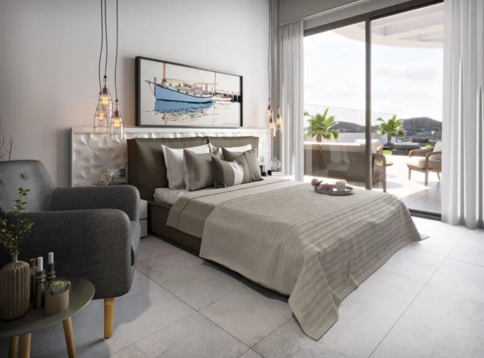 Villa de 3 chambres avec jardin et piscine privée, vue sur la mer à Finestrat.