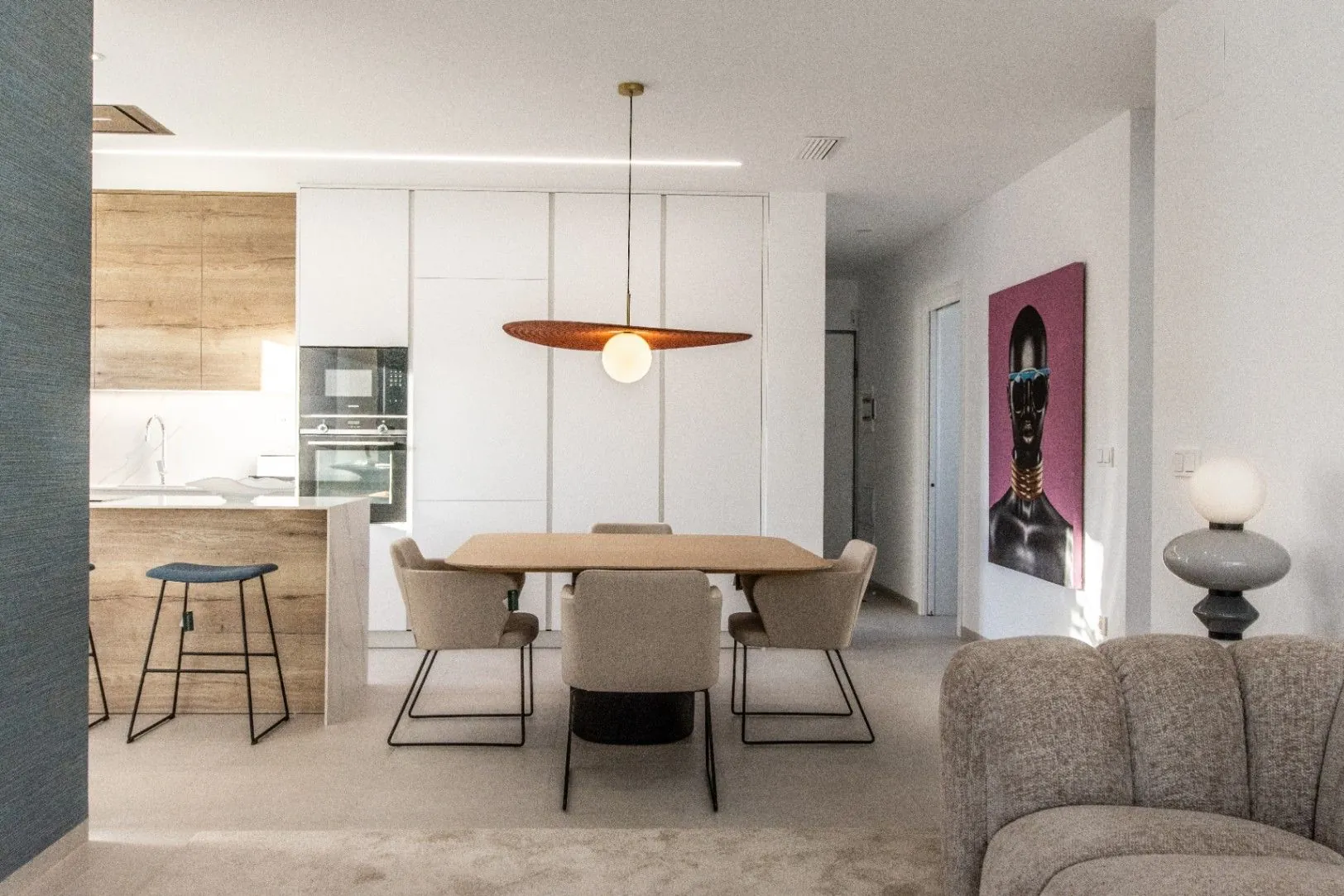 Ático de 3 dormitorios con solárium privado y vistas panorámicas al mar en Finestrat Benidorm