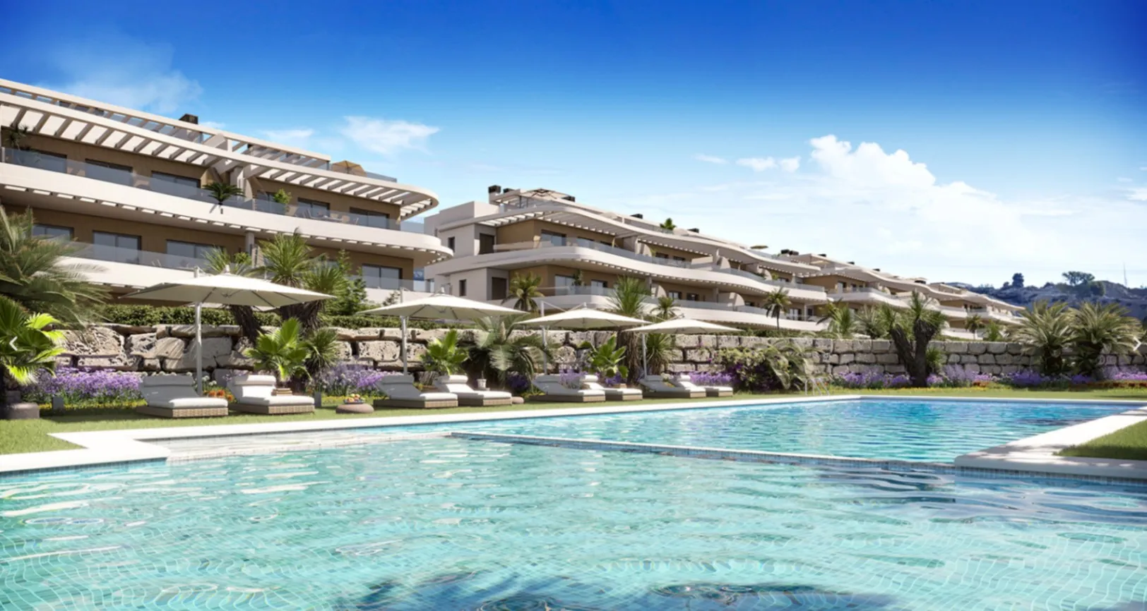 Ático de 3 dormitorios con solárium privado y vistas panorámicas al mar en Finestrat Benidorm