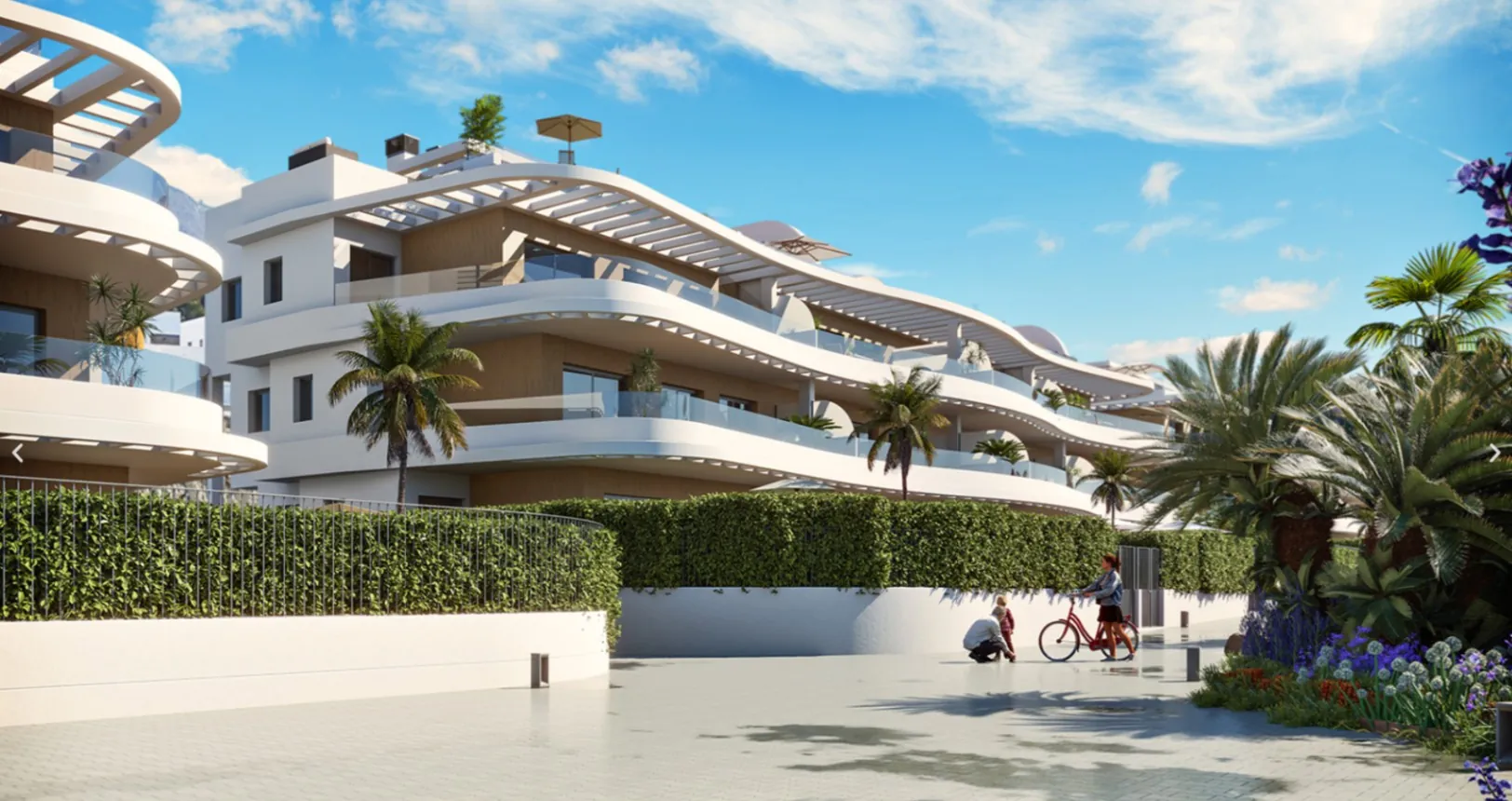 Ático de 3 dormitorios con solárium privado y vistas panorámicas al mar en Finestrat Benidorm
