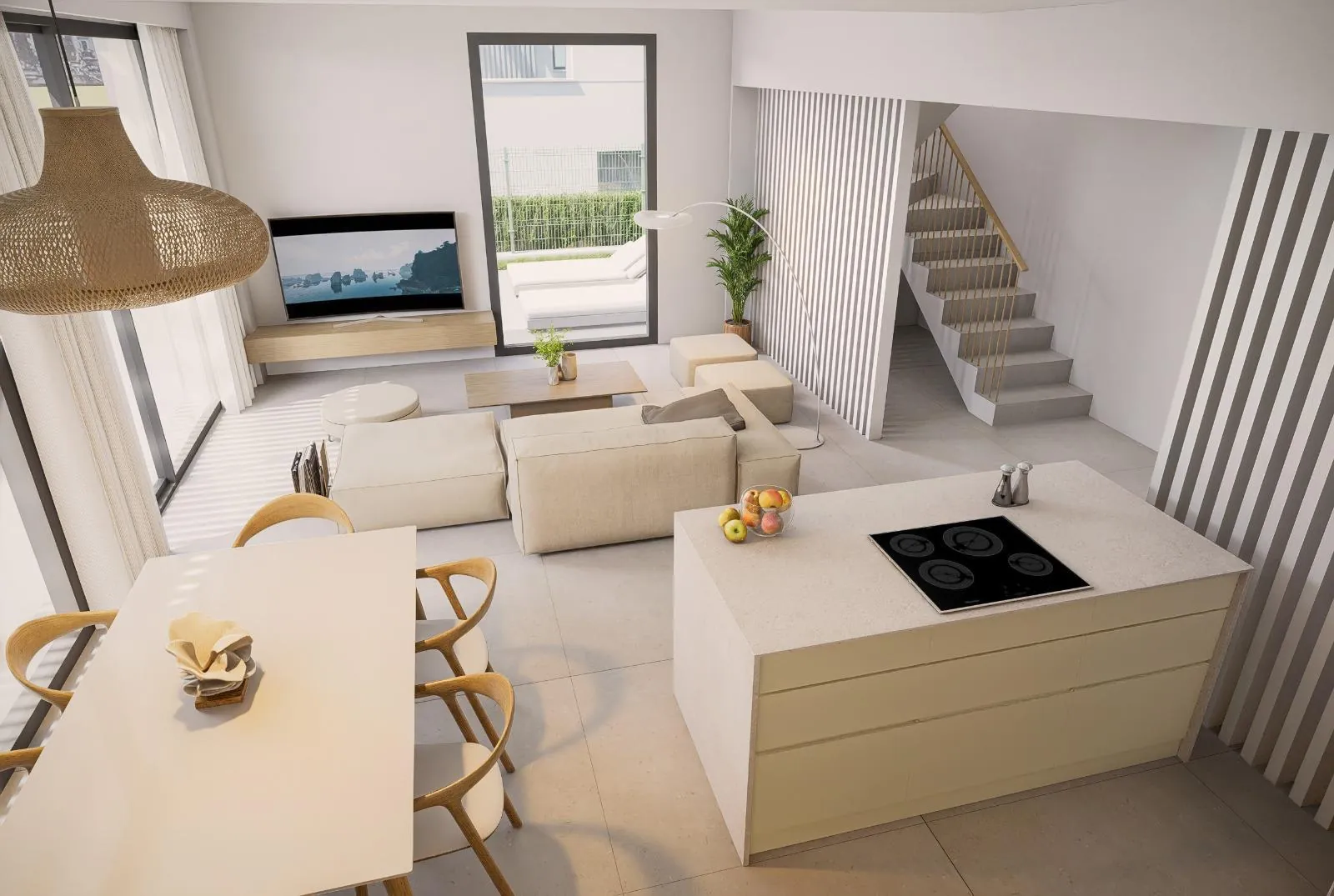 Neubau einer modernen Villa zum Verkauf in Finestrat, Sierra Cortina