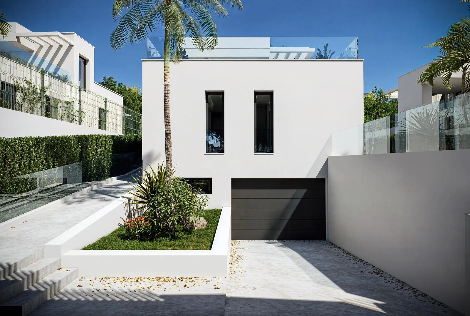 Neubau einer modernen Villa zum Verkauf in Finestrat, Sierra Cortina