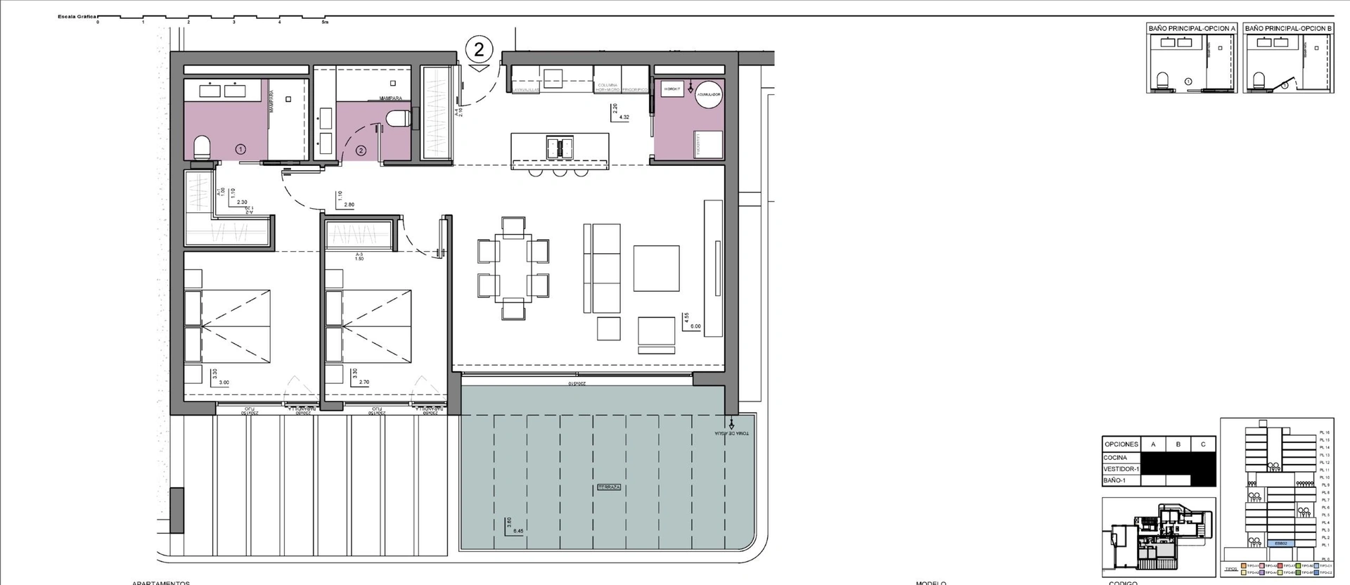 Exclusivo apartamento de 2 dormitorios con terraza y vistas al mar en Calpe