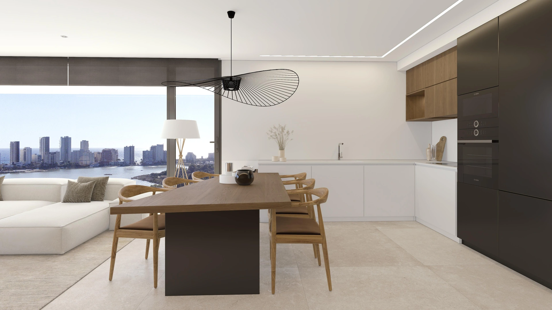 Exclusivo apartamento de 2 dormitorios con terraza y vistas al mar en Calpe