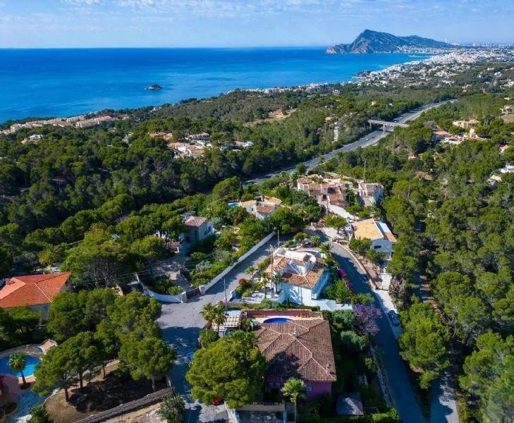 VILLA AVEC VUES PANORAMIQUES SUR LA MER À GALERA DE LAS PALMERAS, ALTEA