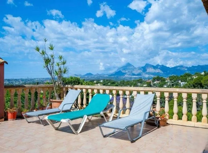 VILLA AVEC VUES PANORAMIQUES SUR LA MER À GALERA DE LAS PALMERAS, ALTEA