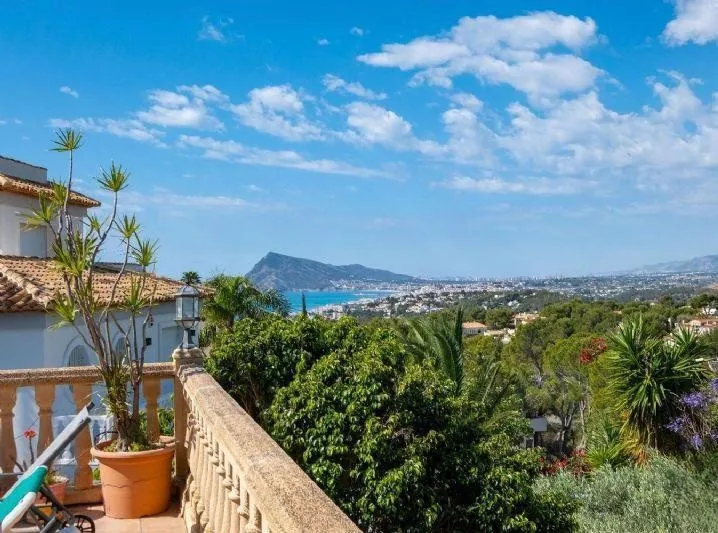 VILLA AVEC VUES PANORAMIQUES SUR LA MER À GALERA DE LAS PALMERAS, ALTEA