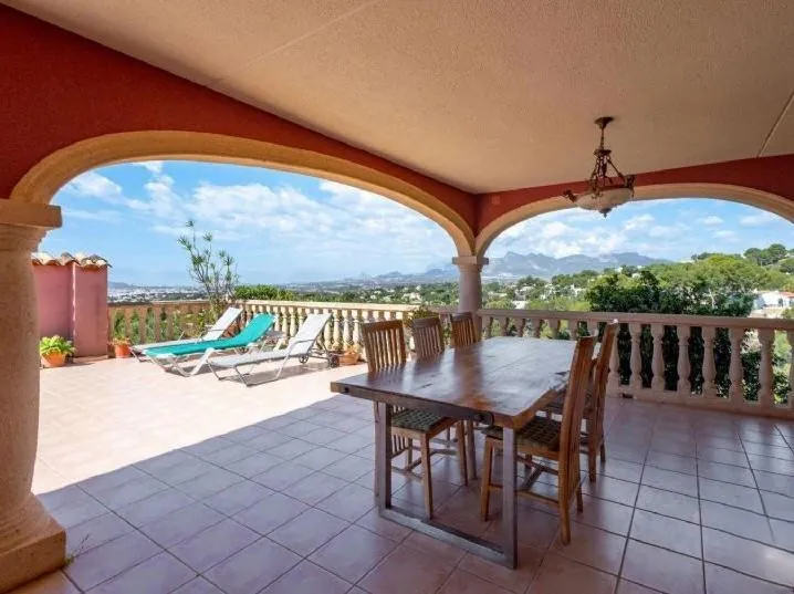 VILLA AVEC VUES PANORAMIQUES SUR LA MER À GALERA DE LAS PALMERAS, ALTEA