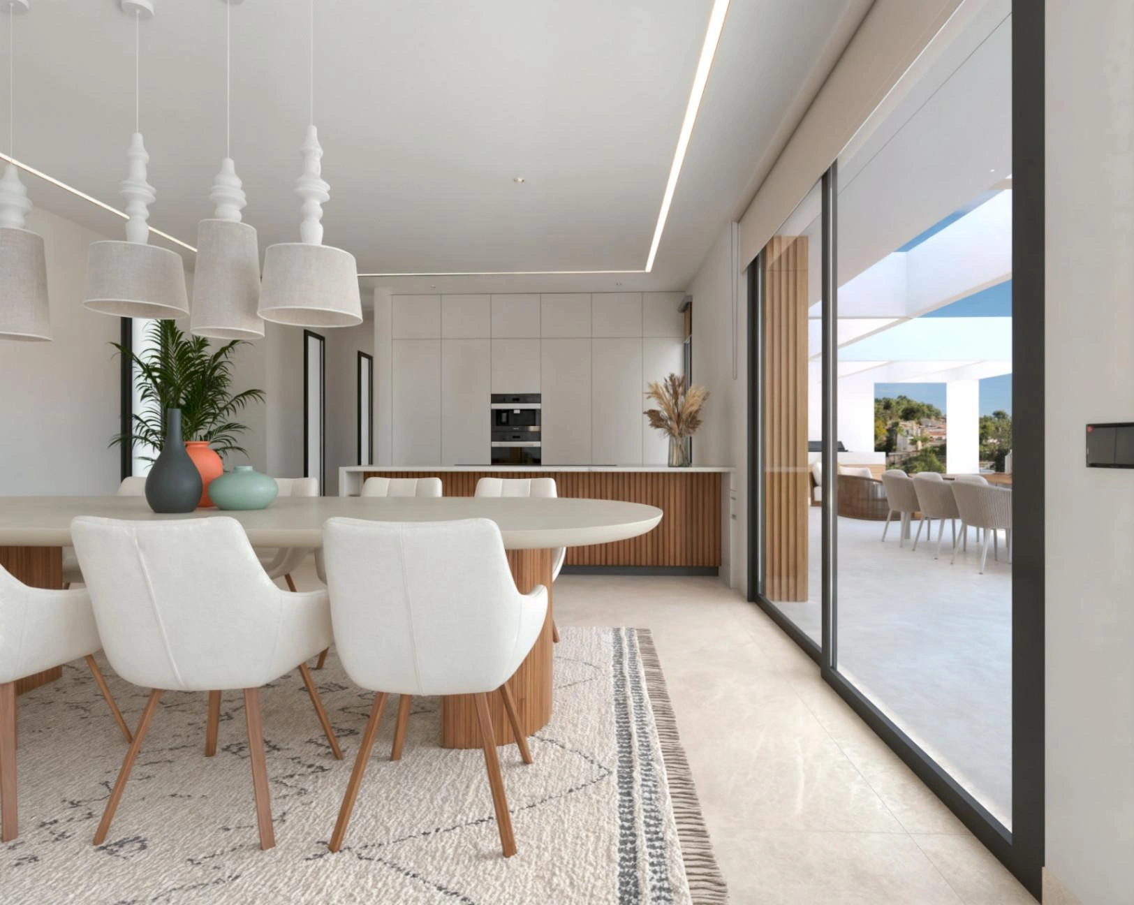 Exclusiva villa en Calpe con vistas al mar desde todas las estancias y piscina privada