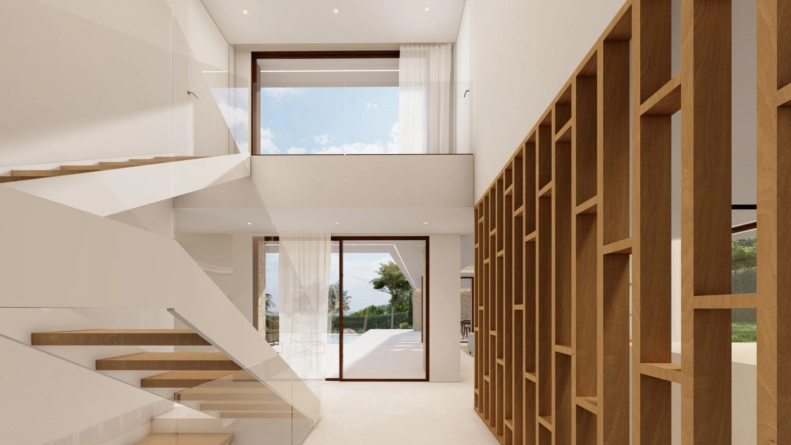 Villa en venta con piscina y vistas al mar en Jávea
