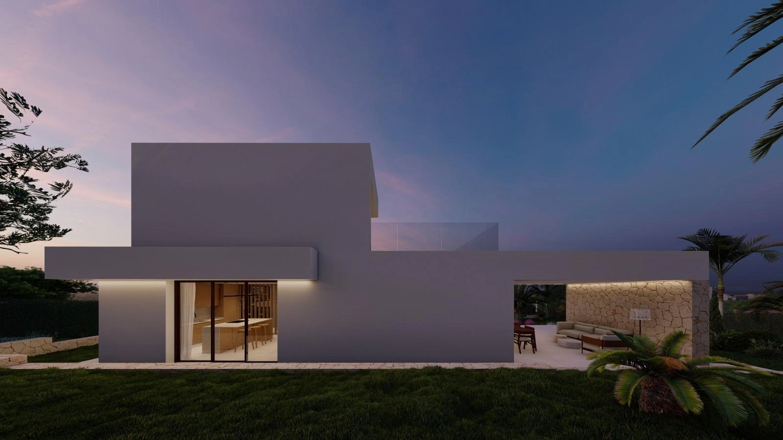 Villa en venta con piscina y vistas al mar en Jávea