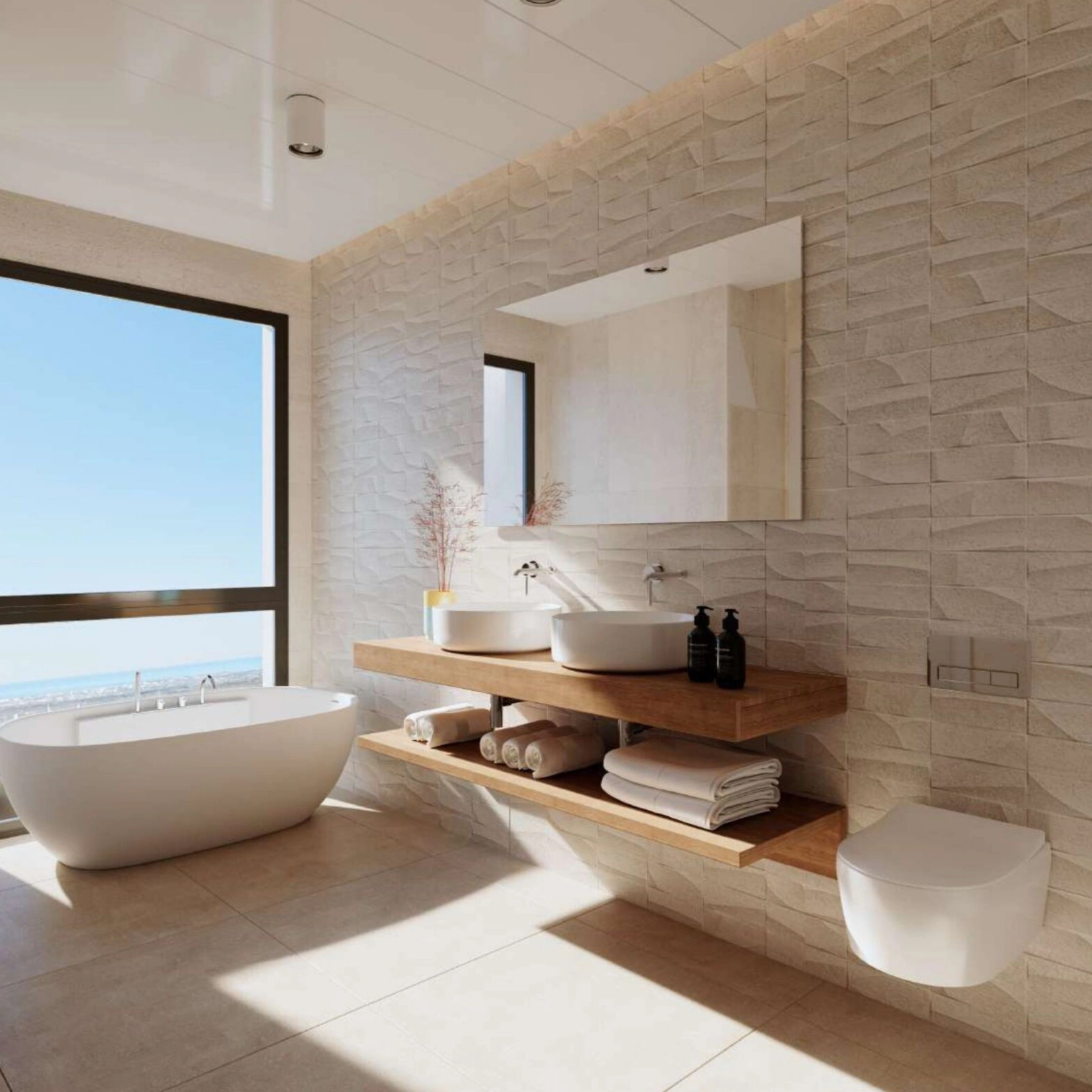 Villa met modern design en uitzicht in Sierra Cortina nabij Benidorm