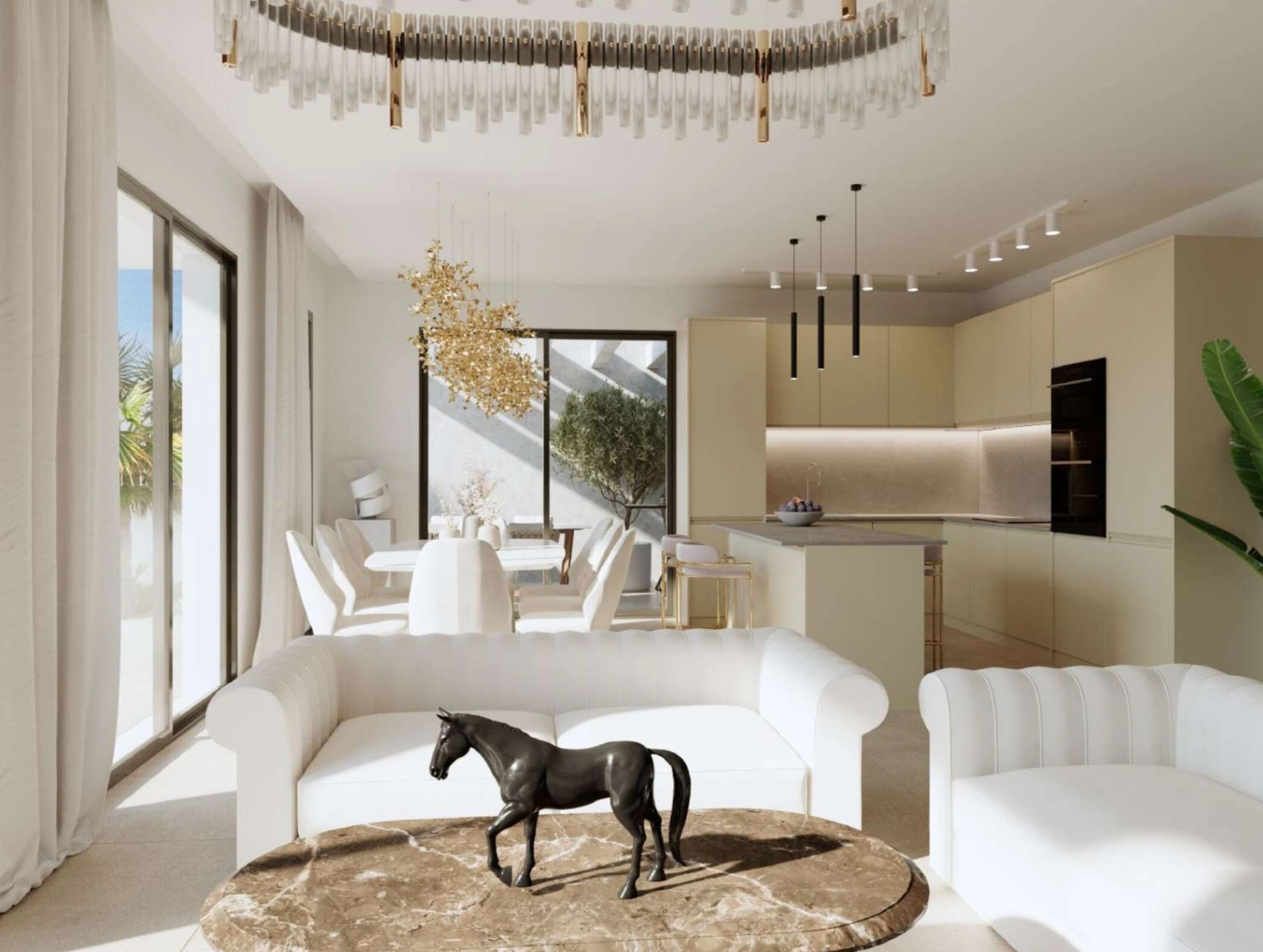Villa met modern design en uitzicht in Sierra Cortina nabij Benidorm