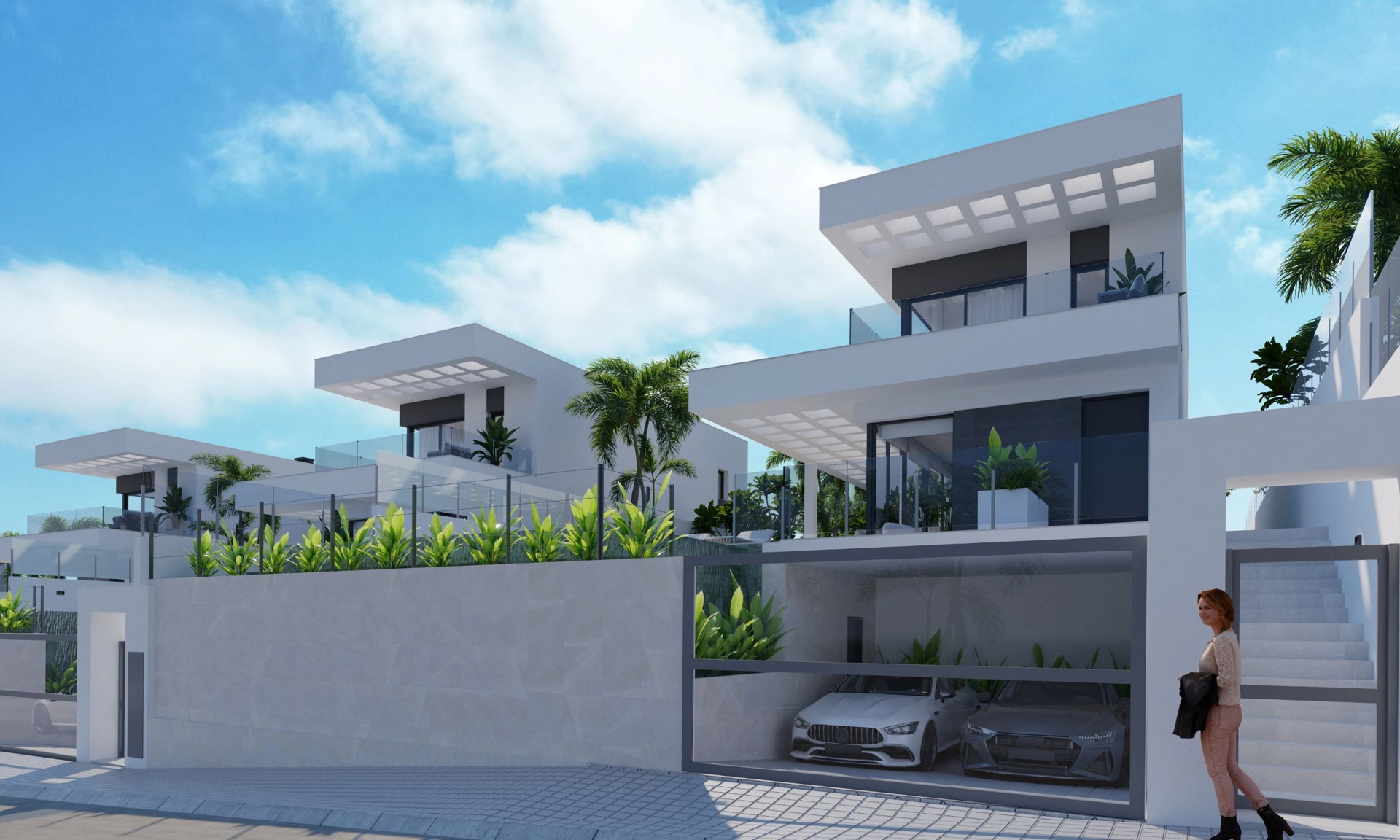 Luxueuze hedendaagse villa met privézwembad in Sierra Cortina nabij Benidorm