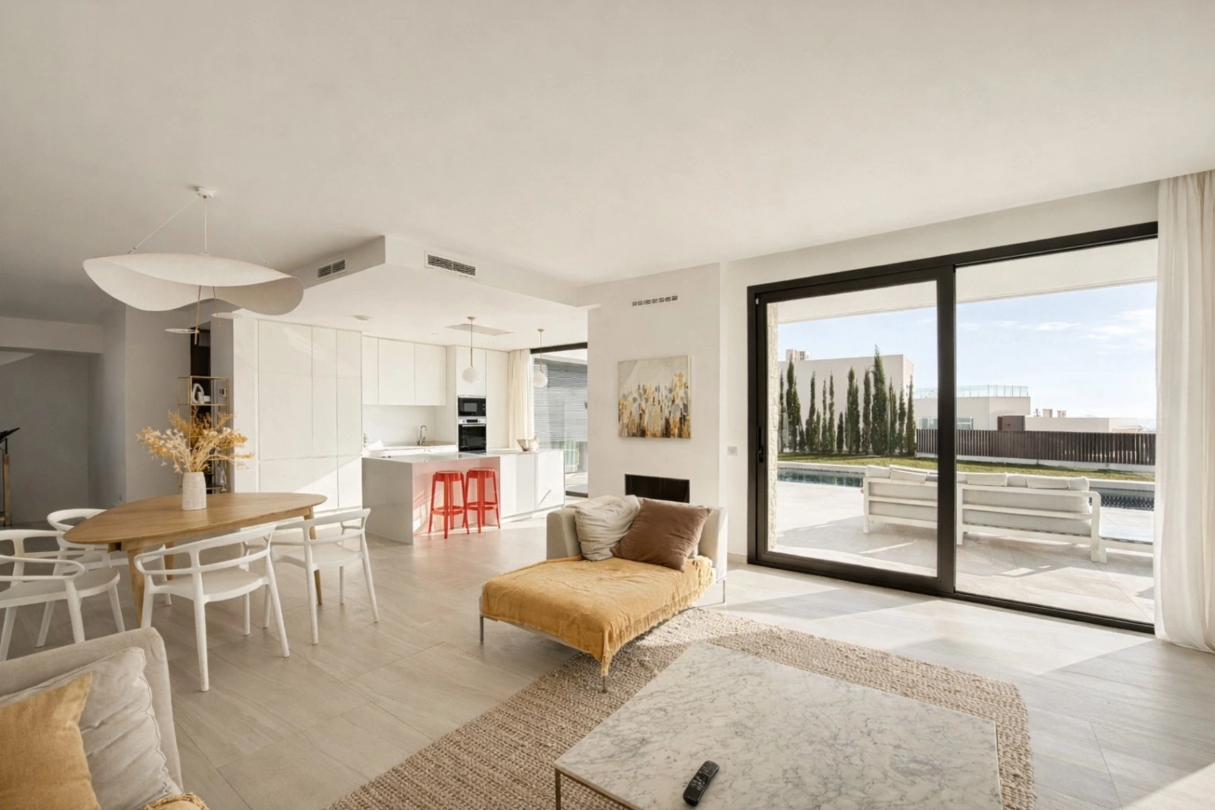 Luxuriöse zeitgenössische Villa mit Meerblick in Sierra Cortina Benidorm