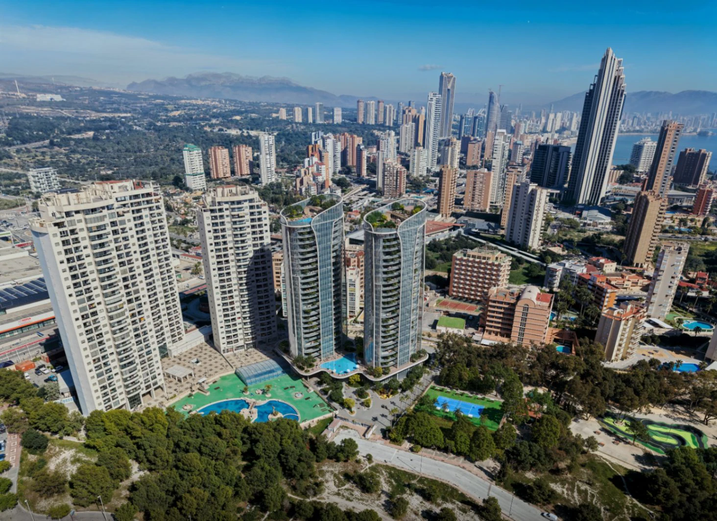 Modern appartement met 1 slaapkamer en terras in exclusieve wooncomplex in Benidorm