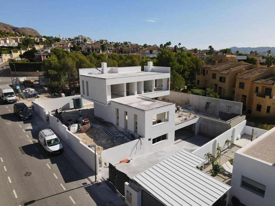 Moderne Auteur Villa met Uitzicht op Zee in Sierra Cortina, Finestrat