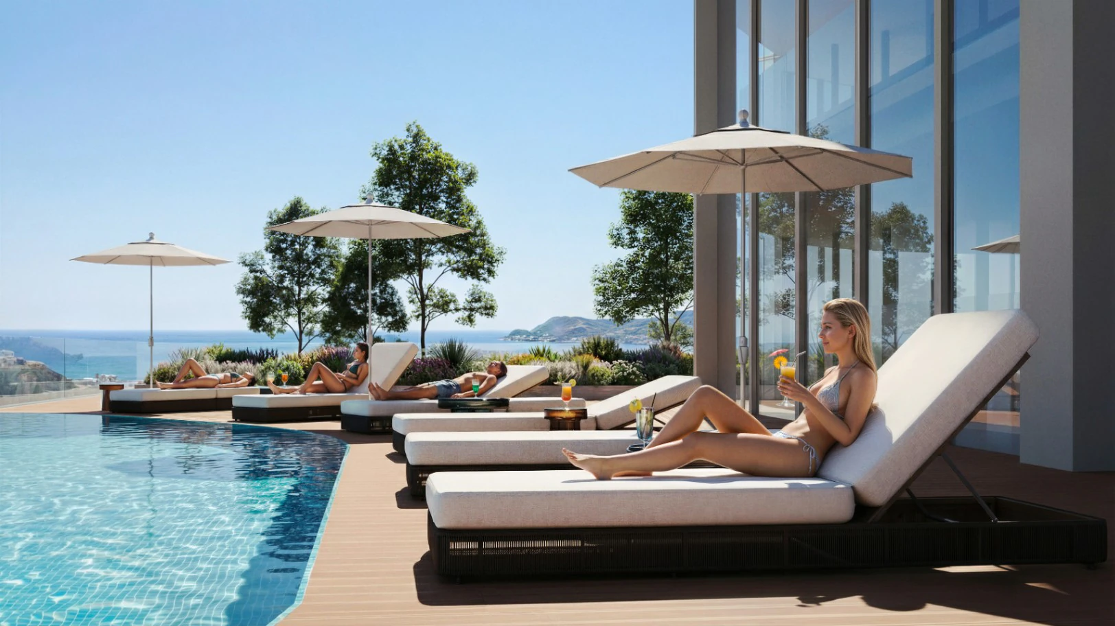 CBHN1236 - Exclusivo apartamento de 2 dormitorios con gran terraza en residencial de lujo en Benidorm