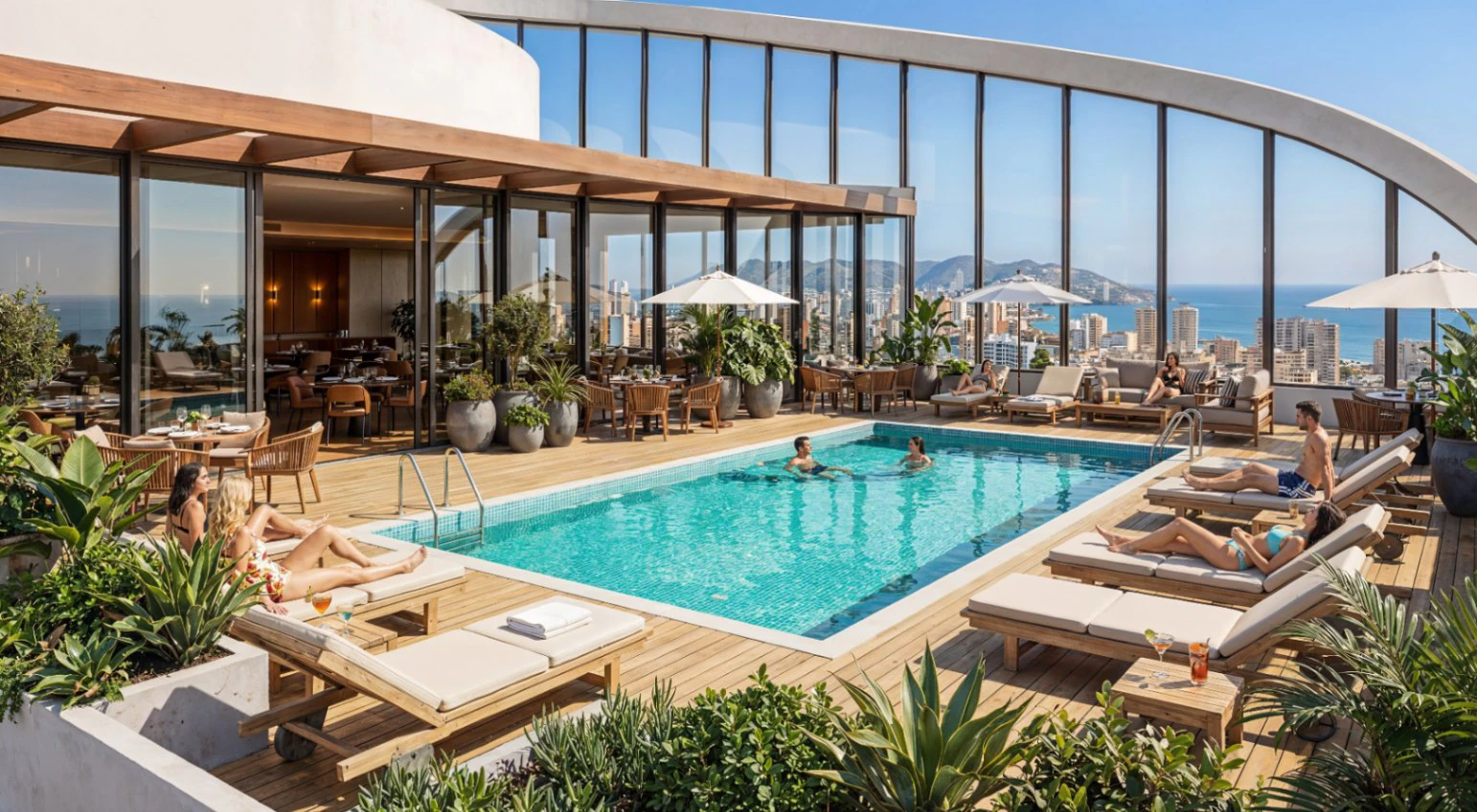 CBHN1235 - Modern appartement met 1 slaapkamer en terras in exclusieve wooncomplex in Benidorm
