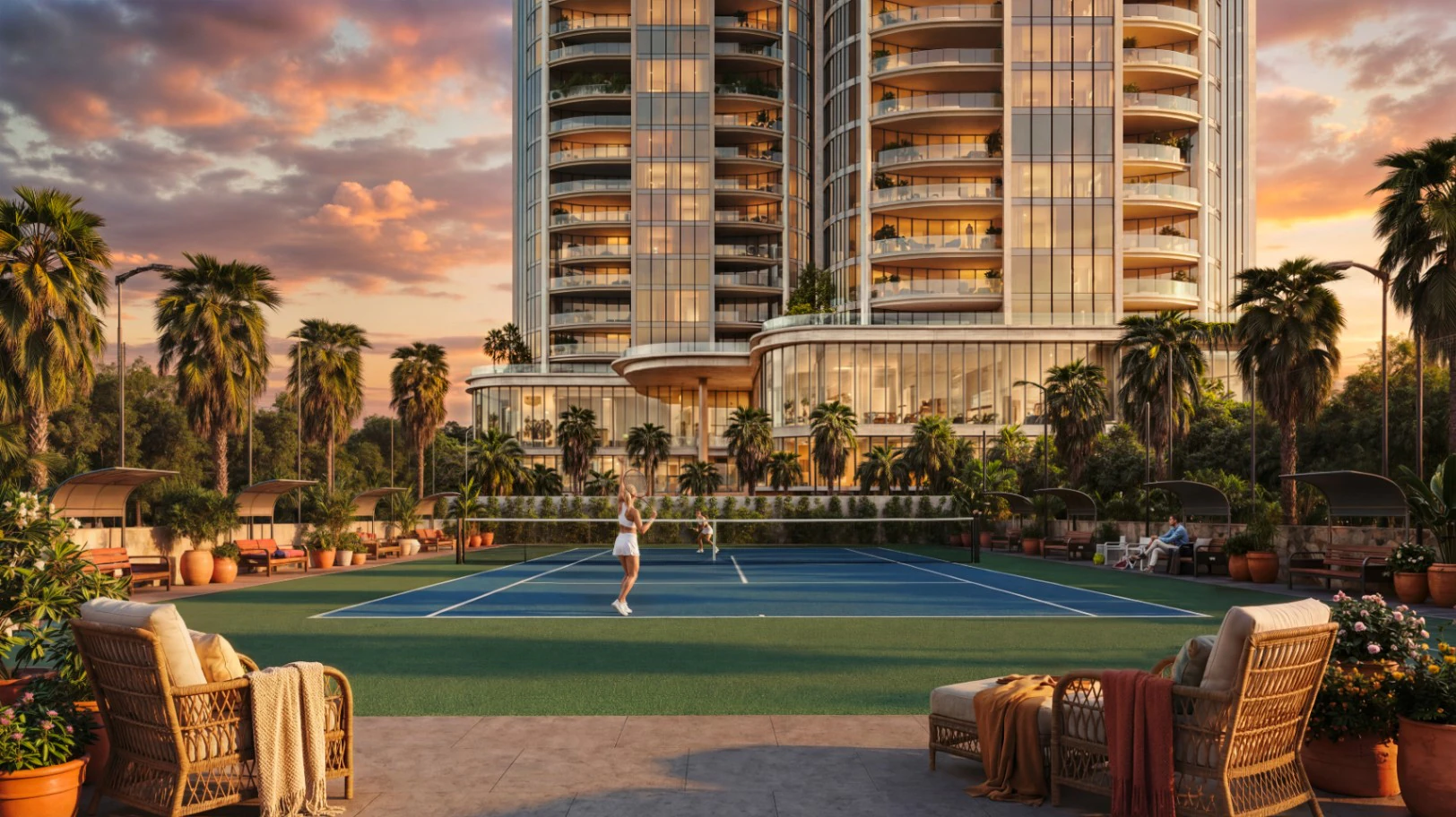 Modern appartement met 1 slaapkamer en terras in exclusieve wooncomplex in Benidorm