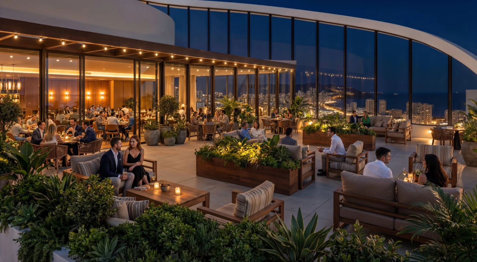 Modern appartement met 1 slaapkamer en terras in exclusieve wooncomplex in Benidorm