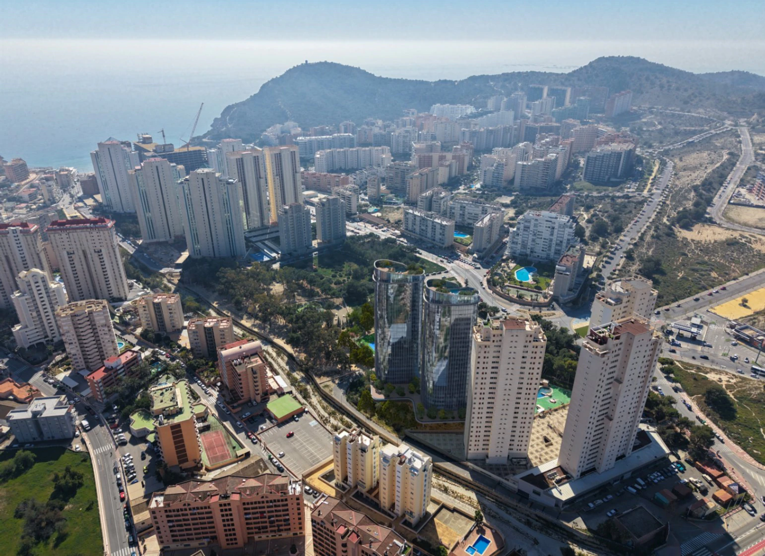 Modern appartement met 1 slaapkamer en terras in exclusieve wooncomplex in Benidorm