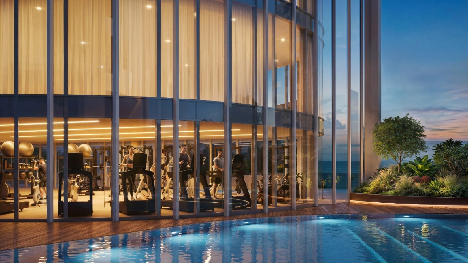 Modern appartement met 1 slaapkamer en terras in exclusieve wooncomplex in Benidorm