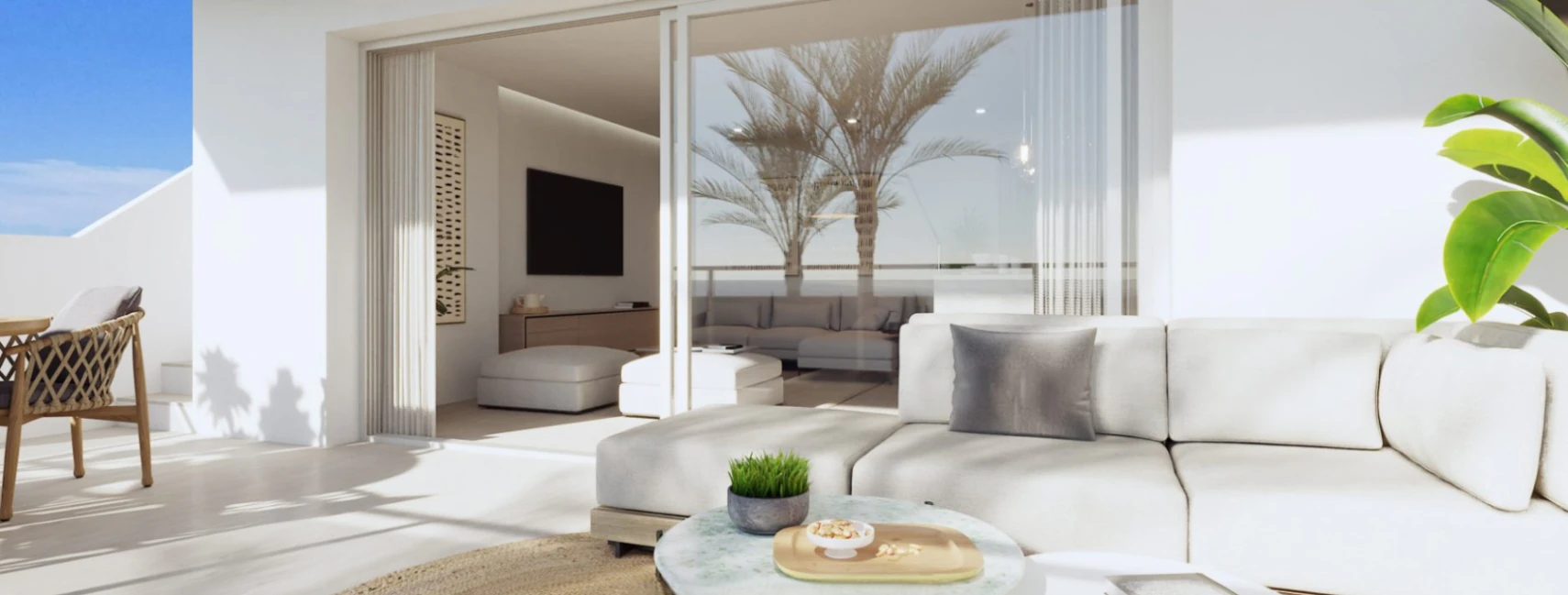 Apartamento en planta primera con amplia terraza en Sierra Cortina, Finestrat