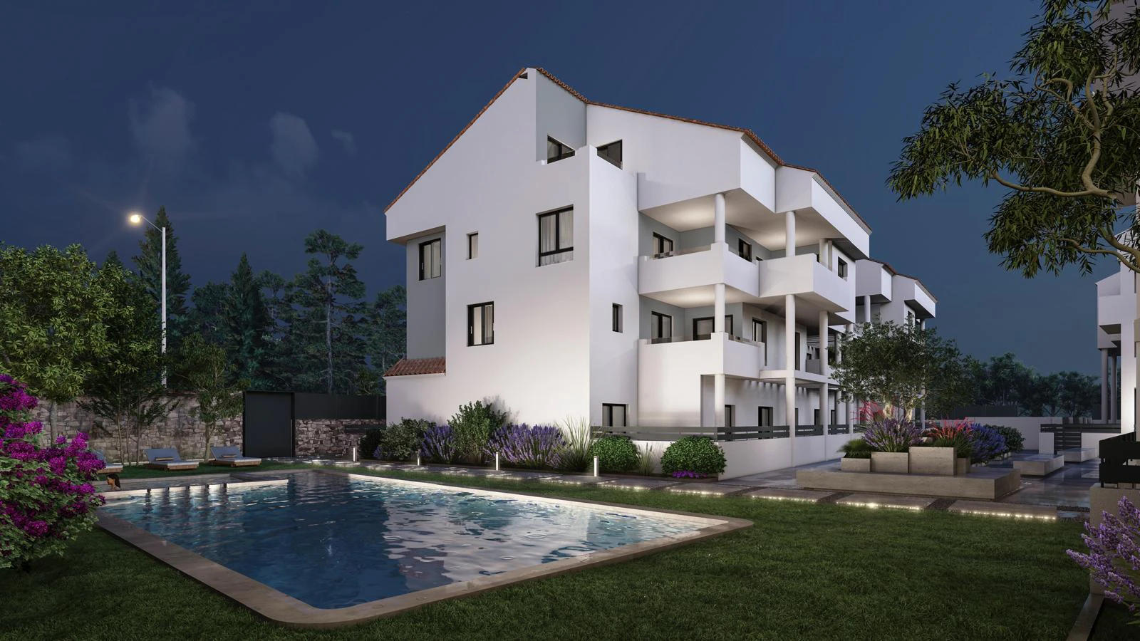 Apartamento de obra nueva de 3 dormitorios en la primera planta en Javea