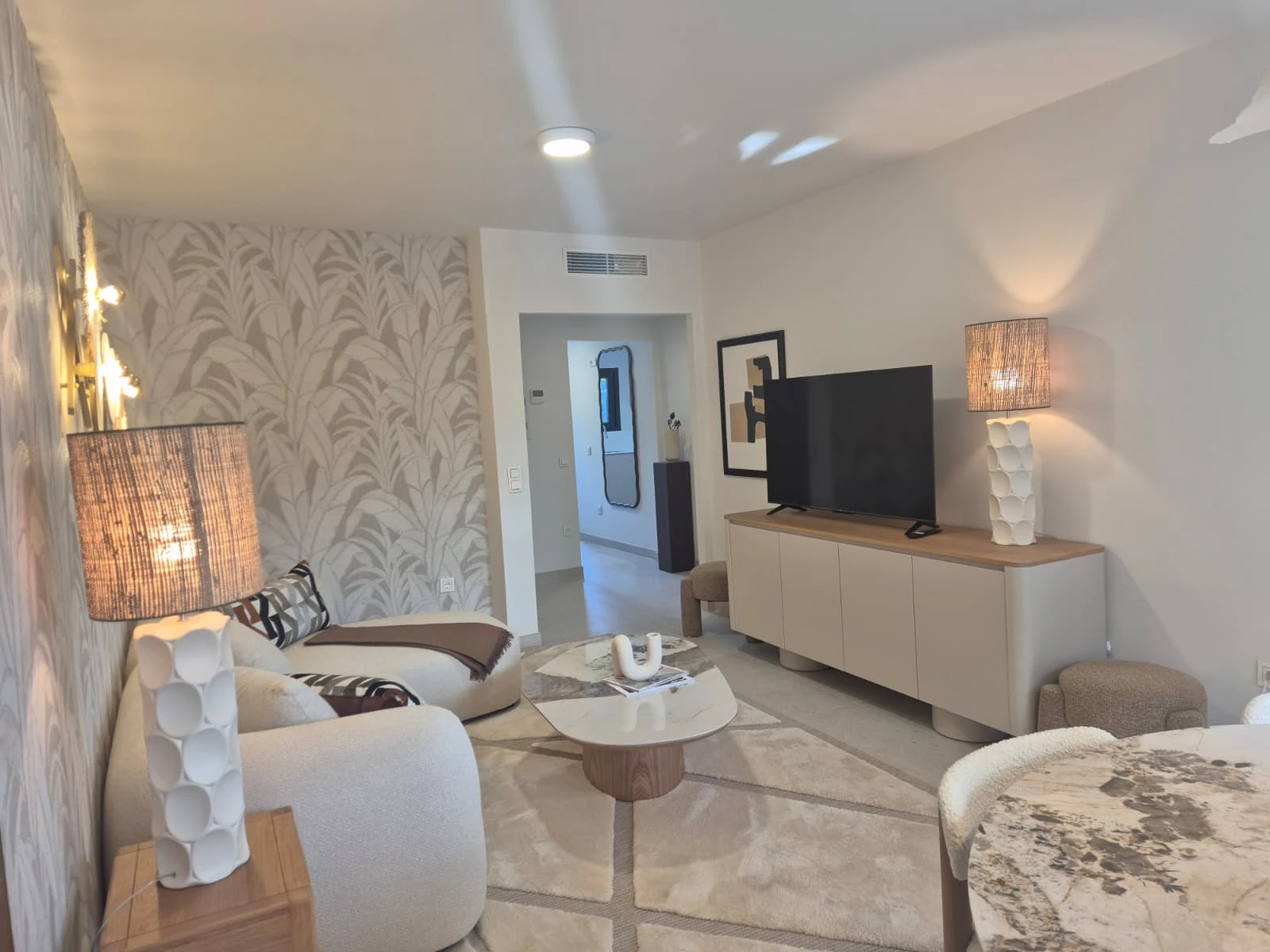 Apartamento de obra nueva de 3 dormitorios en la primera planta en Javea