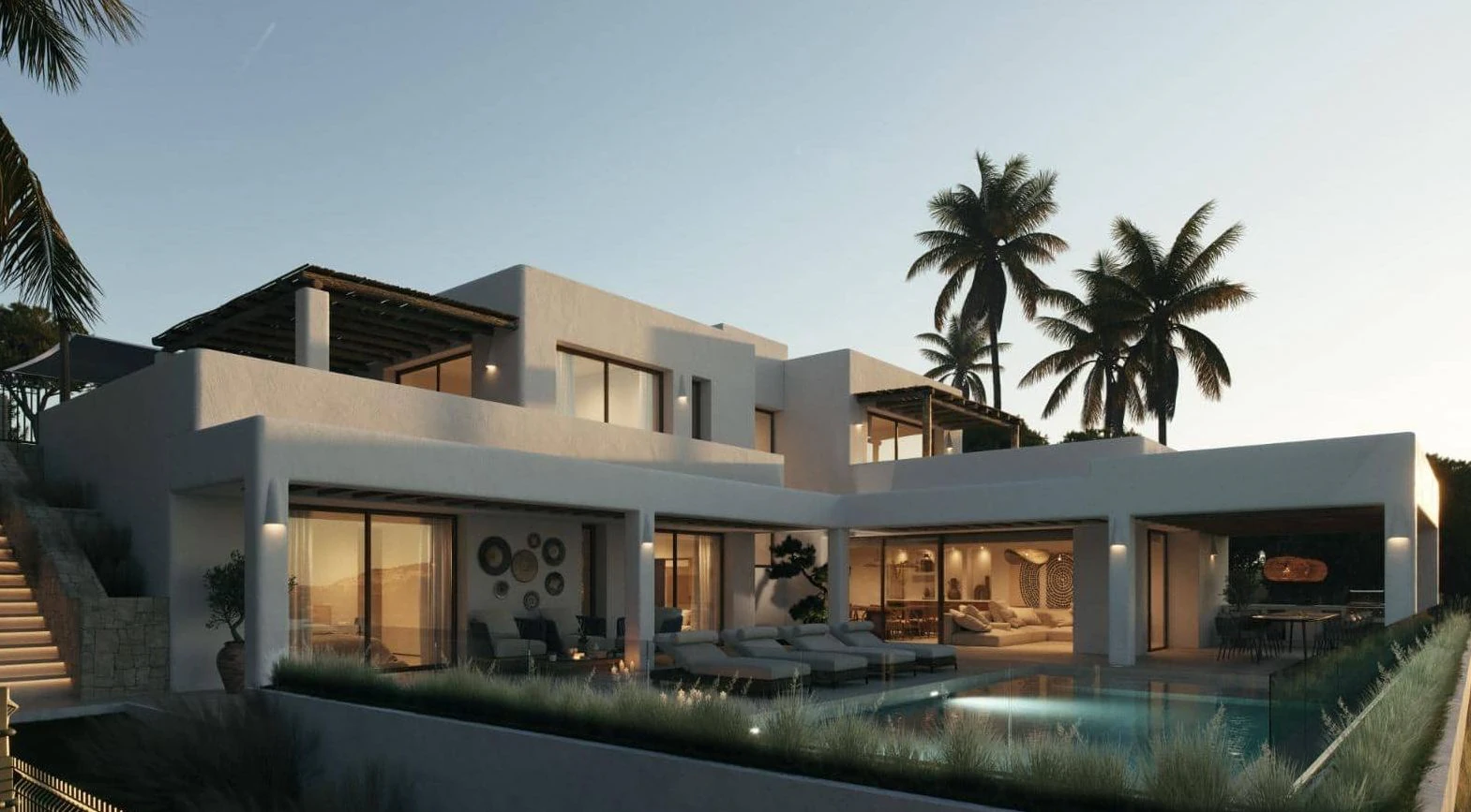 Villa de lujo con vistas al mar, piscina infinity y ascensor en Moraira