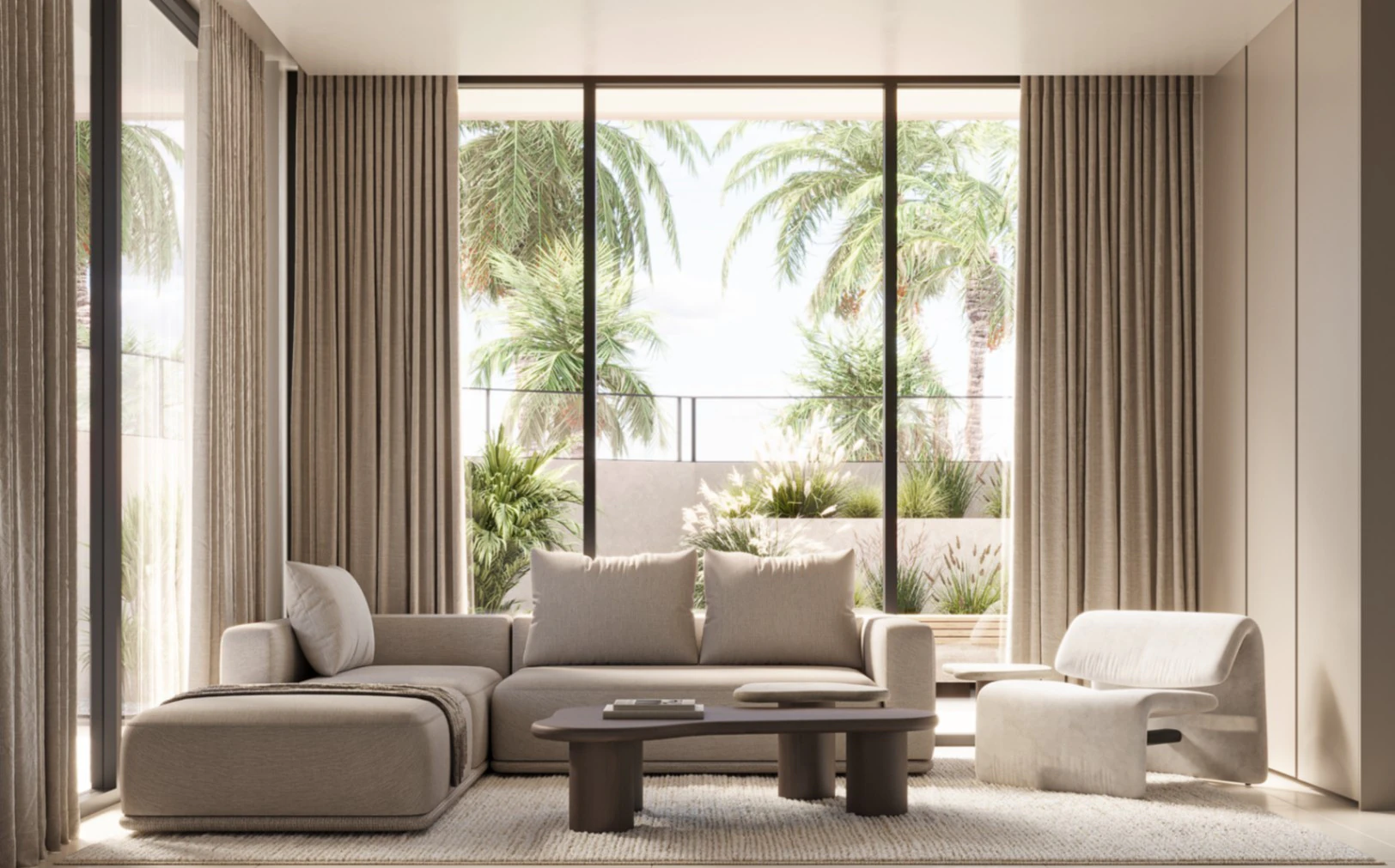 Moderne villa in Dénia binnen een privé gemeenschap met eigen zwembad.