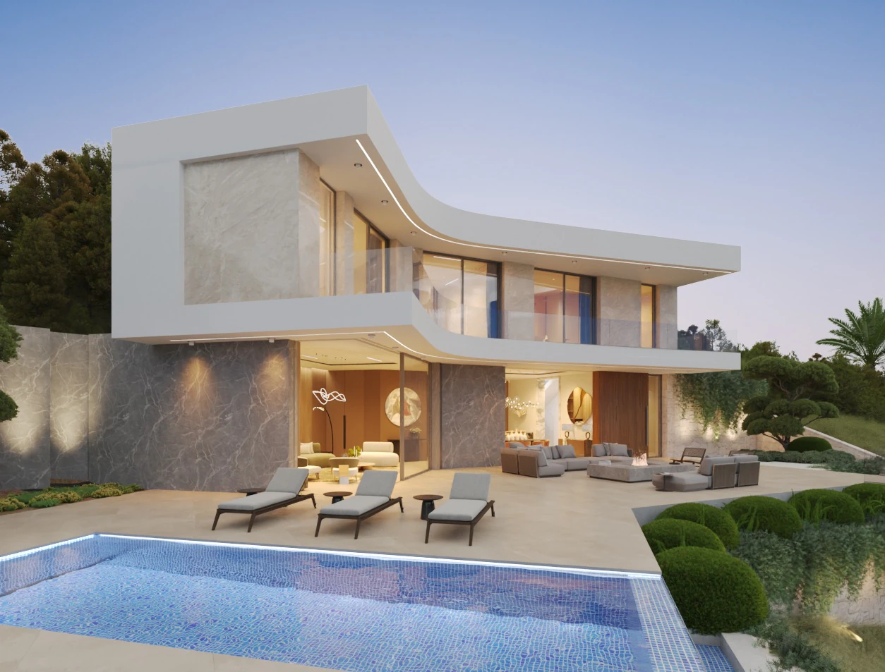 Parcela con vistas al mar en Calpe con licencia