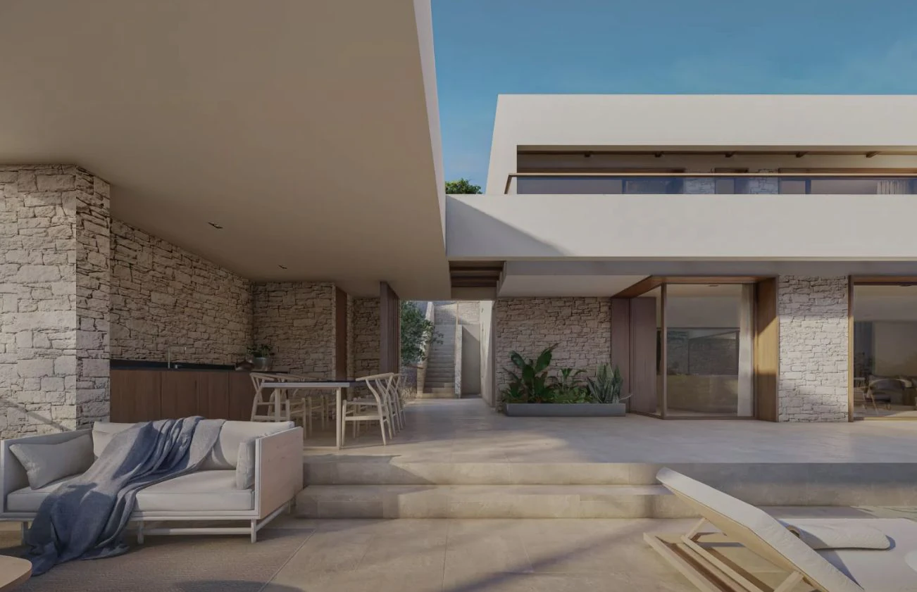 Exclusiva villa contemporánea con esencia mediterránea junto al Montgó, Jávea