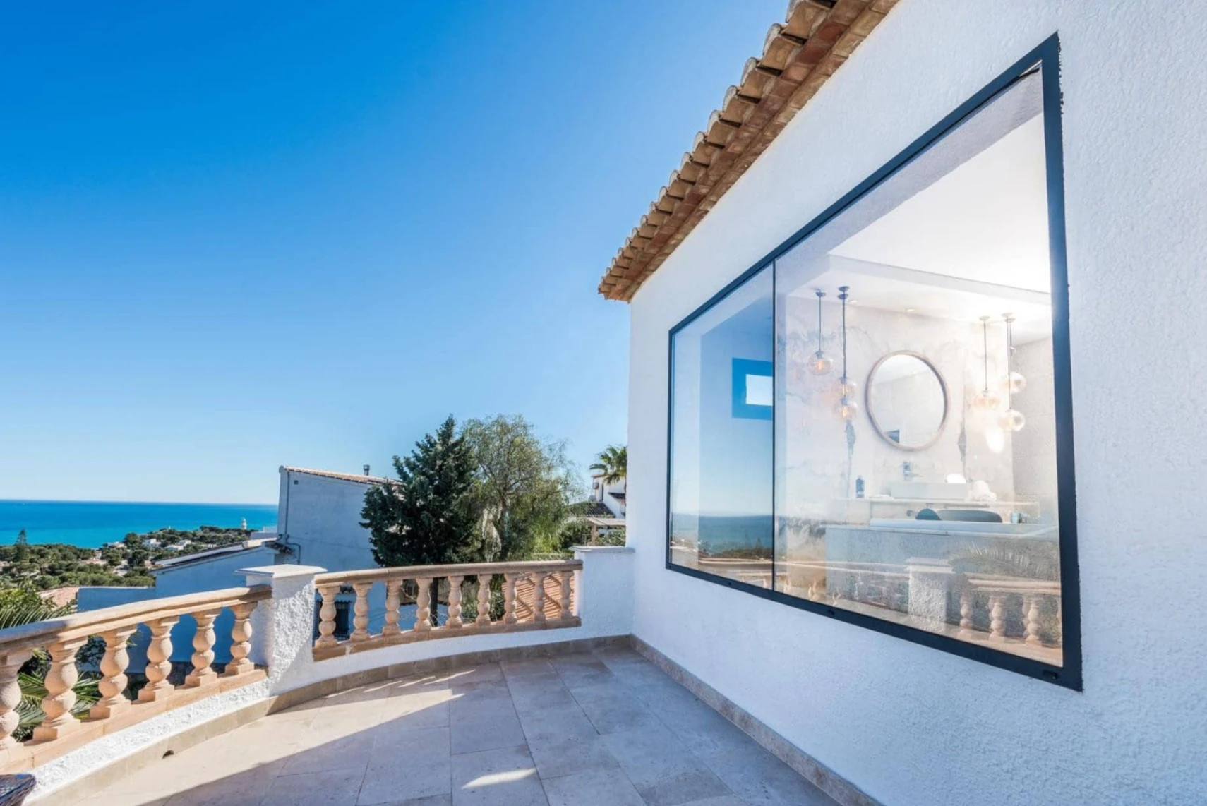 Renovierte mediterrane Villa mit Meerblick in Balcón al Mar, Jávea