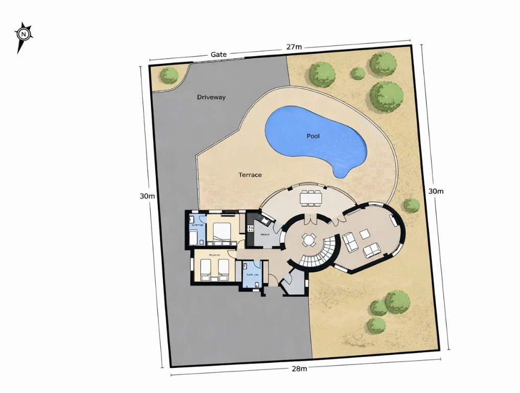 Villa rénovée à Moraira avec vue sur la mer, intimité et emplacement privilégié près du centre.