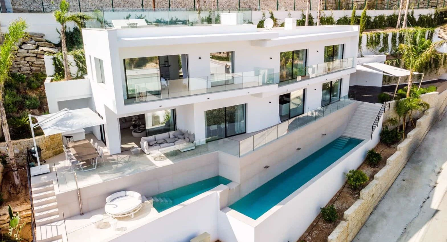 Villa de lujo en Portichol, Jávea, con dos piscinas infinitas y vistas al mar...