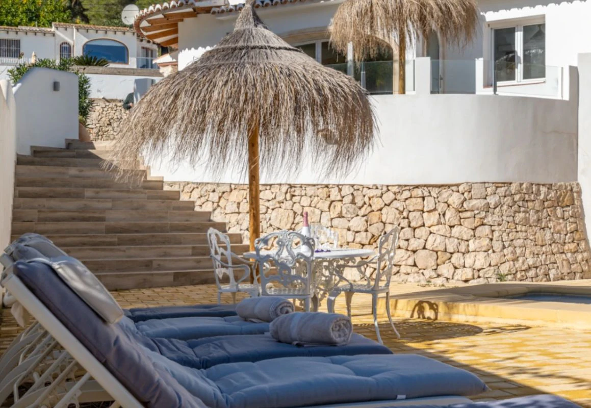 Mediterrane Villa mit Meerblick und Privatsphäre in Moraira