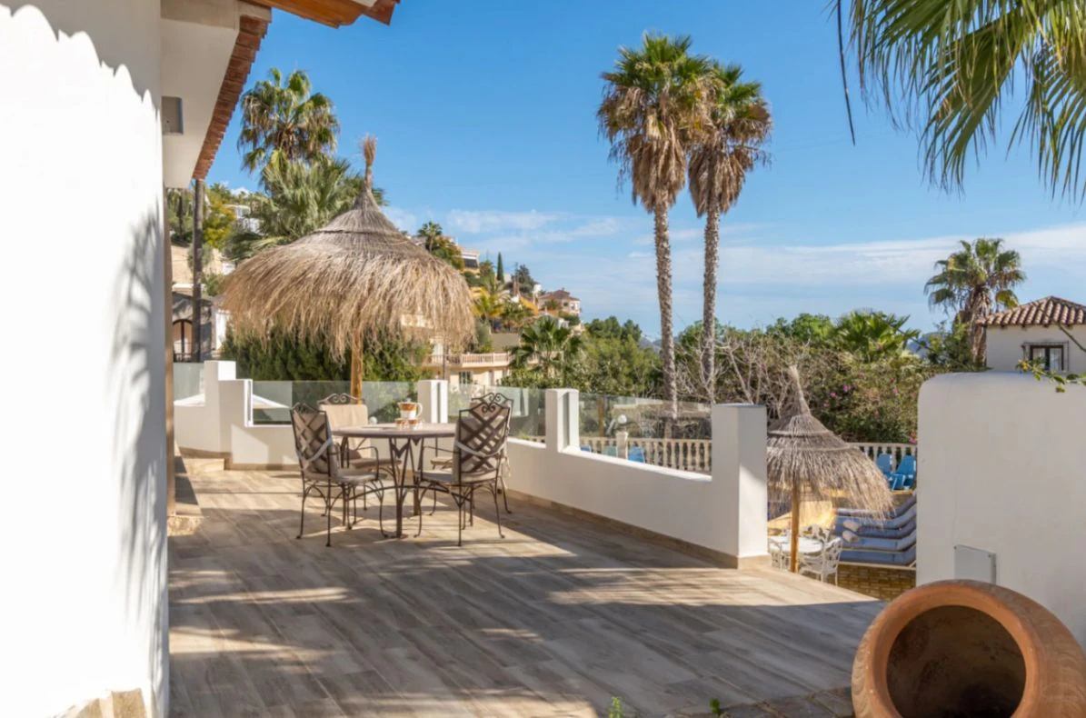 Mediterrane Villa mit Meerblick und Privatsphäre in Moraira