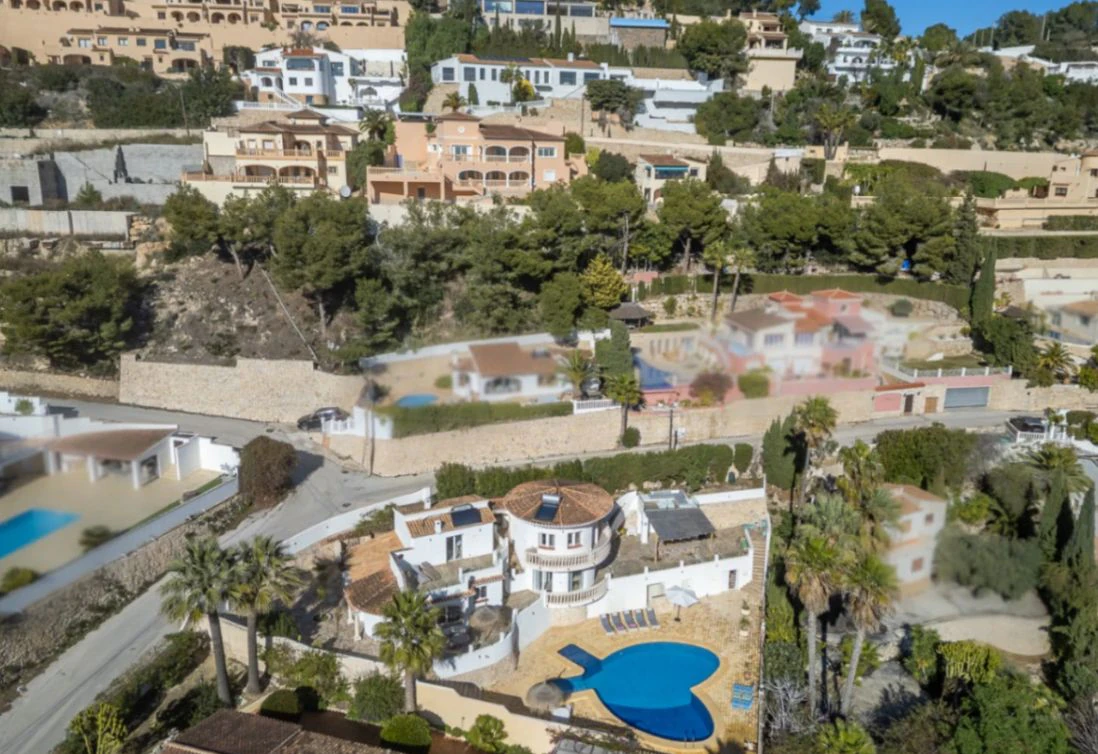 Mediterrane Villa mit Meerblick und Privatsphäre in Moraira