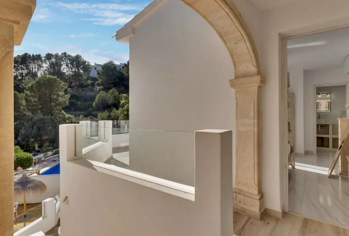 Mediterrane Villa mit Meerblick und Privatsphäre in Moraira
