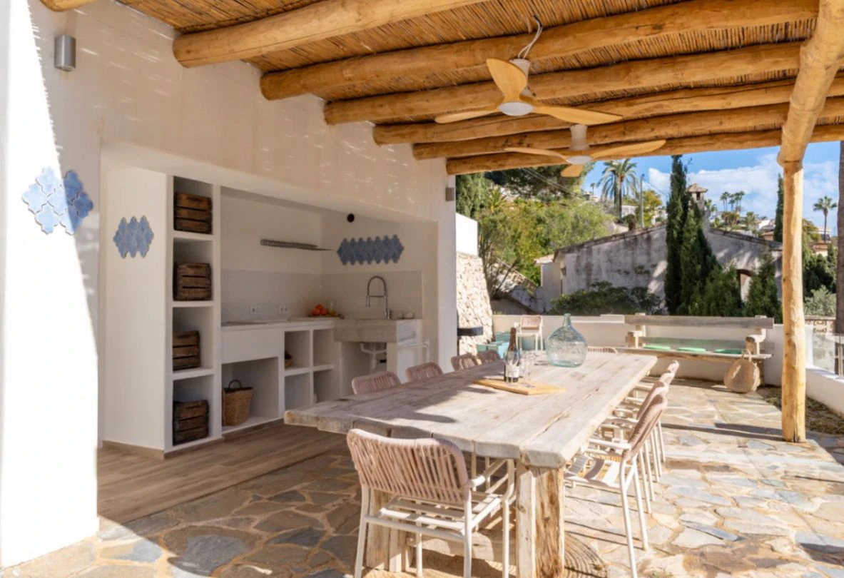 Mediterrane Villa mit Meerblick und Privatsphäre in Moraira