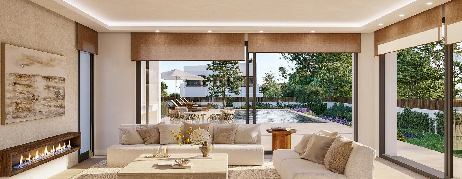 Villa de lujo de obra nueva en Les Rotes, Dénia, con piscina privada y amplio jardín