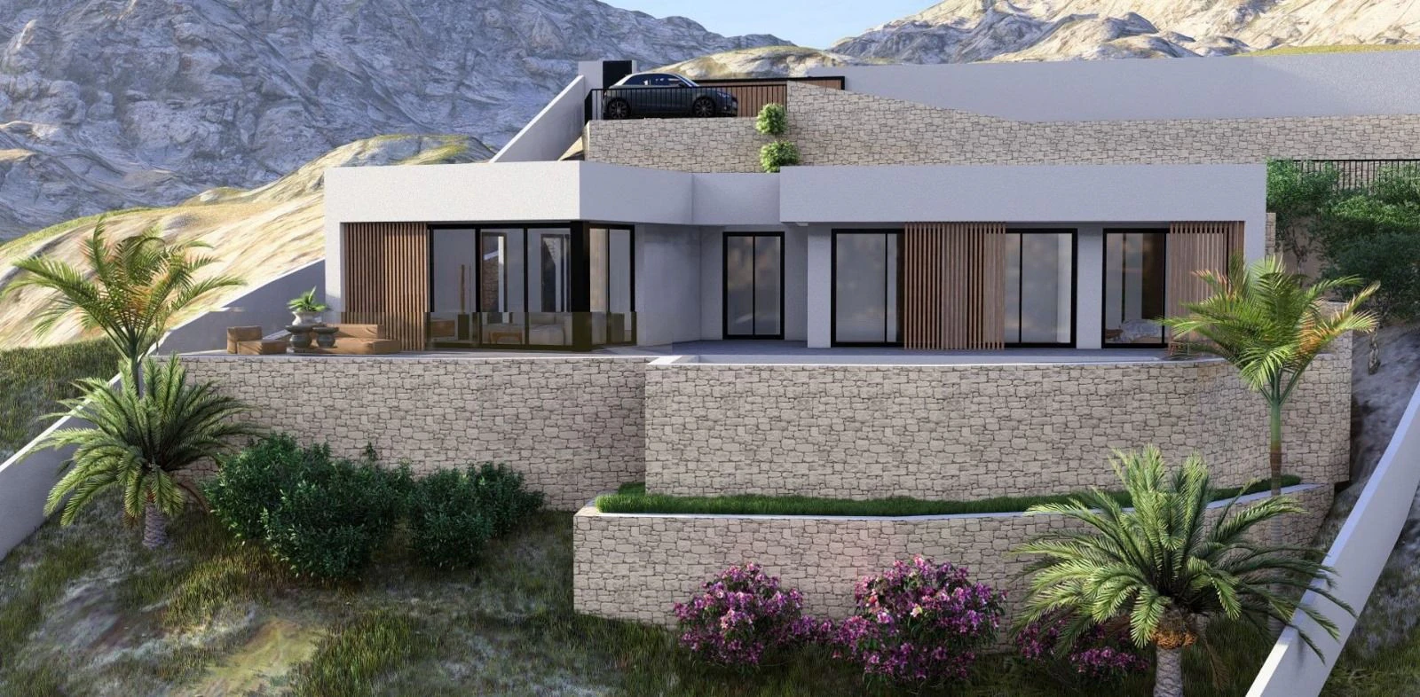 Villa de obra nueva en Monte Solana con piscina privada y cerca de Denia