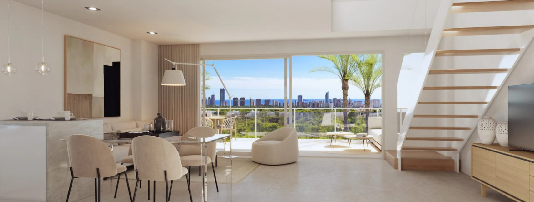 Apartamento en planta baja con jardín privado y amplias terrazas en entorno exclusivo mediterráneo en Sierra Cortina