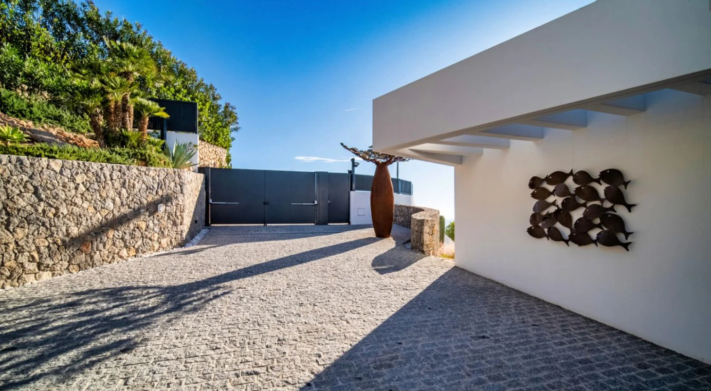 Villa contemporánea de lujo con vistas panorámicas al mar en Altea Sierra